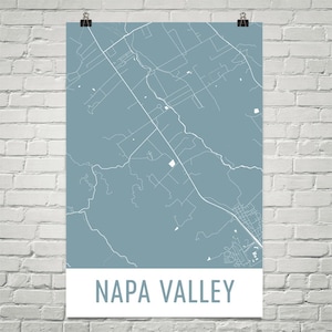 Napa Valley kaart, Napa Valley kunst, Napa Valley Print, Napa Valley CA Poster, kunst aan de muur Napa Valley, Napa Valley Gift, kaart van Napa Valley, kunst