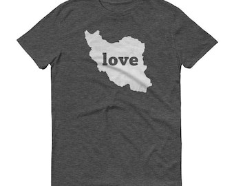 Camiseta con el mapa de Irán: Orgullo iraní