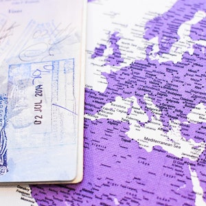 Acuarela Mapa del Mundo en Lienzo, Arte del Mapa del Mundo en Acuarela, Mapa del Mundo, Arte Mural Acuarela Del Mapa, Impresión Del Mapa Mundial, Personalizado