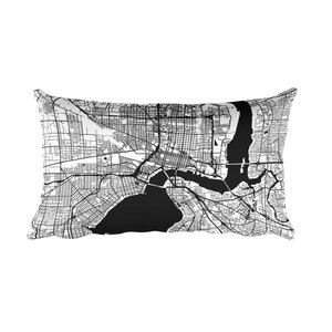 Jacksonville Pillow, Jacksonville Decor, Jacksonville Throw Pillow, Jacksonville Gift, Jacksonville Map, Jacksonville Art, Jacksonville FL