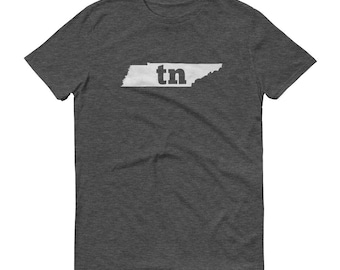 Tennessee State Map T-Shirt: TN Pride Tee