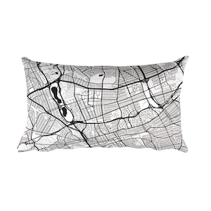 Queens Pillow, Queens Decor, Queens Throw Pillow, Queens Gift, Queens Map, Queens Art, Queens New York, Queens NY, Queens Throw, Cushion