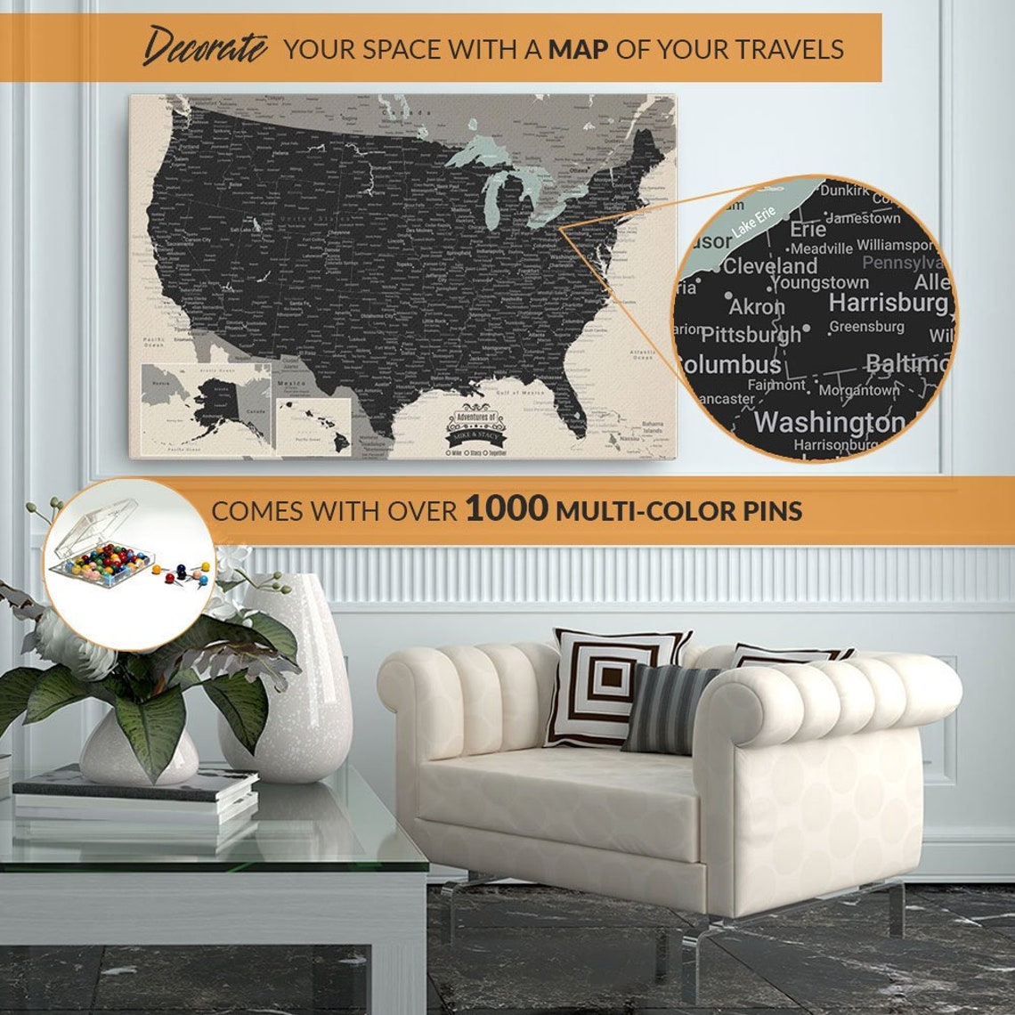 Custom United States Map Personalized - Il 1140xN.1724945283 B6p7