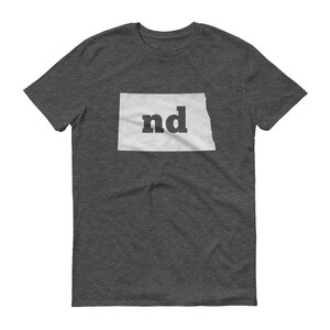 North Dakota Map T-Shirt: ND State Pride Tee