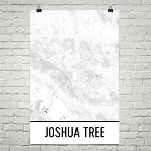 Joshua Tree National Park Print, Joshua Tree California Poster, Death Valley, Nationaal Park reizen kunst, wandelen van de Gift, CA kunst, afdrukken buitenshuis