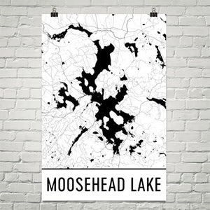 Moosehead Lake Maine, Moosehead Lake ME, Moosehead Lake Map, Maine Map, Lake Map, Moosehead Lake Art, Moosehead Lake Sign, Maine Lake Art