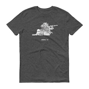 Memphis la camisa, Memphis TN, Memphis camiseta, regalo de Memphis, Memphis Tee, Memphis, Tennessee, mapa mapa de camisa, Tennessee, Memphis arte, Tennessee