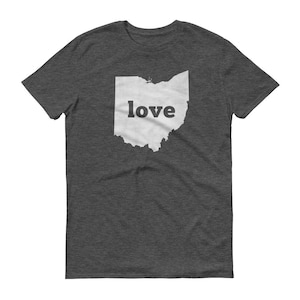 Ohio Shirt, Ohio TShirt, Ohio Love Shirt, Ohio State, Ohio Tee, Ohio State Pride, Ohio Gifts, Ohio State, Ohio Map, Shirt, TShirt, Tee, OH
