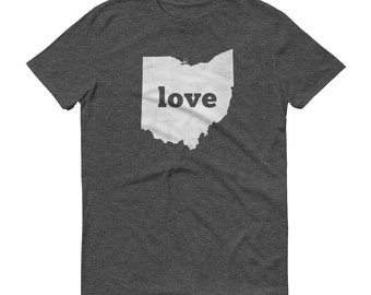 Ohio Liebe T-Shirt: Zustand Pride Tee