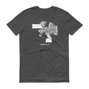 Camiseta de Albuquerque, Albuquerque NM, Albuquerque camiseta, regalo de Albuquerque, mapa de Albuquerque, Albuquerque Tee, mapa de camiseta, Nuevo México nuevo México