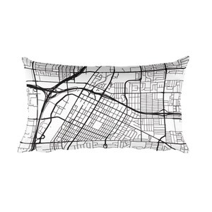 Coussin de Las Vegas, Decor de Las Vegas, coussin de Las Vegas, Las Vegas cadeau, carte de Las Vegas, Las Vegas Art, Las Vegas NV, jet, coussin