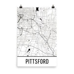 Pittsford Map, Pittsford NY Art, Pittsford Print, Pittsford New York Poster, Pittsford Wall Art, Map of Pittsford, Pittsford Gift, Decor