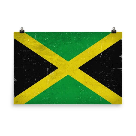 Jamaican Flag Printable 10pcs Mini Jamaica Handheld Flags Stick Flags,