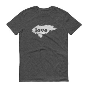 Honduras, ropa Honduras, Honduras camiseta, Honduras T camisa, Honduras camiseta, Honduras mapa, Honduras regalos, Made in Honduras, amor camisa
