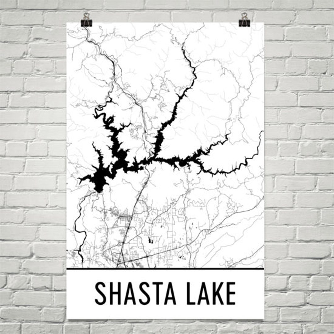 Shasta Lake California, Mount Shasta CA, Mt. Shasta, California Map ...