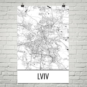 Kaart van Lviv, Lviv kunst, Lviv afdrukken, Oekraïne Poster van Lviv, Lviv kunst aan de muur, Oekraïens geschenk, kaart van Oekraïne, Oekraïne Poster, Oekraïens Decor