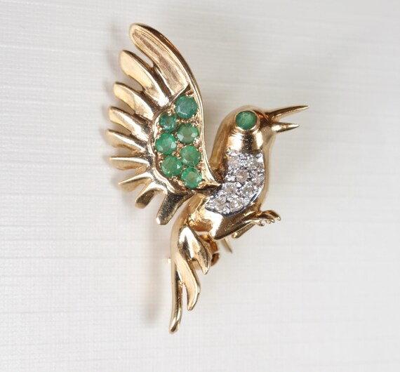 Hummingbird Pin Brooch - image 3