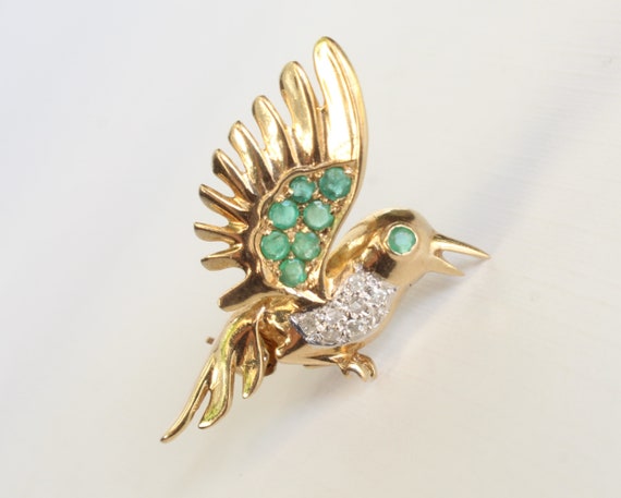Hummingbird Pin Brooch - image 1