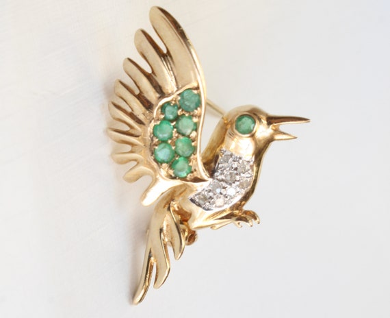 Hummingbird Pin Brooch - image 10