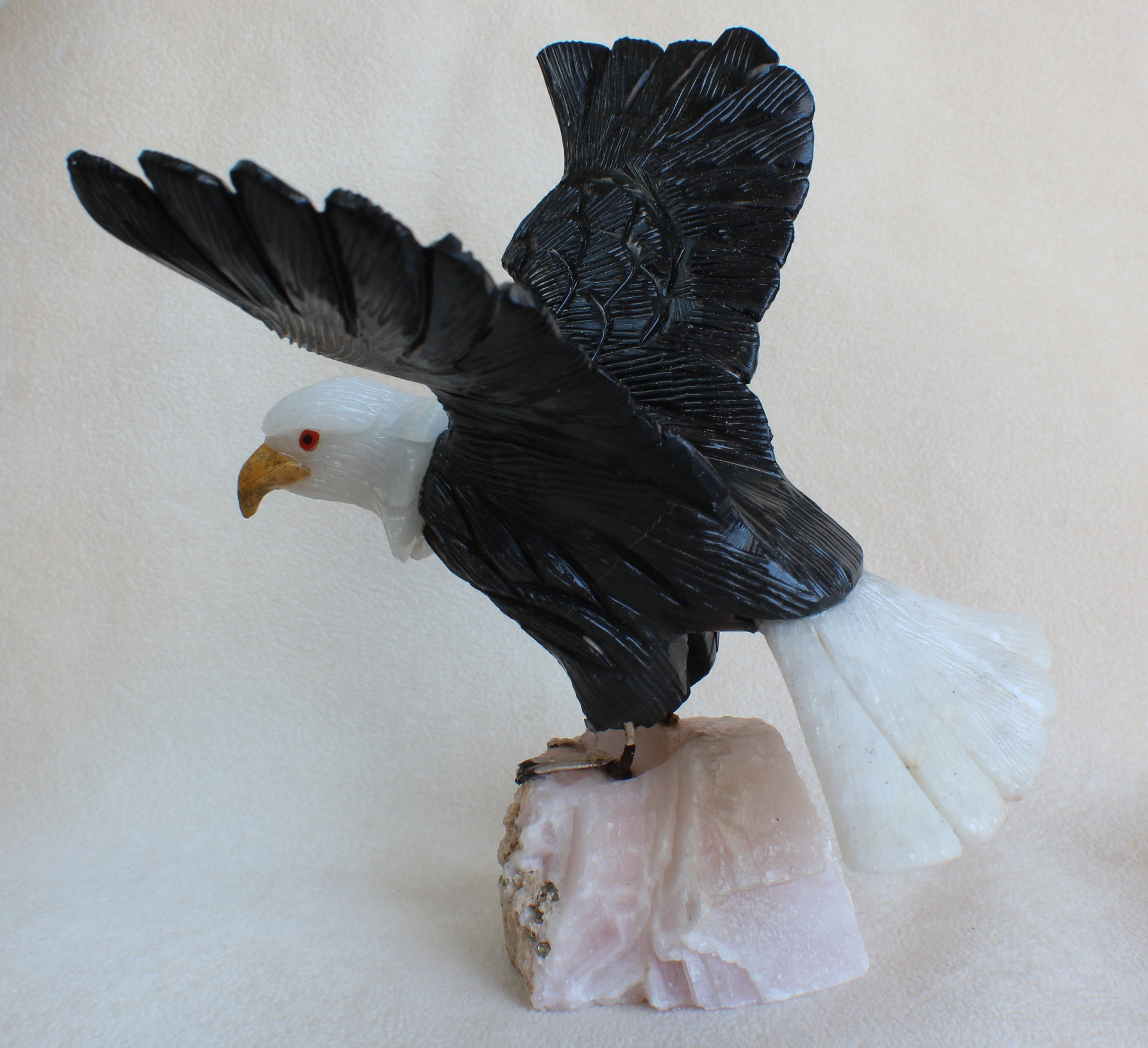 Bald Eagle Stone Sculpture Carving Etsy