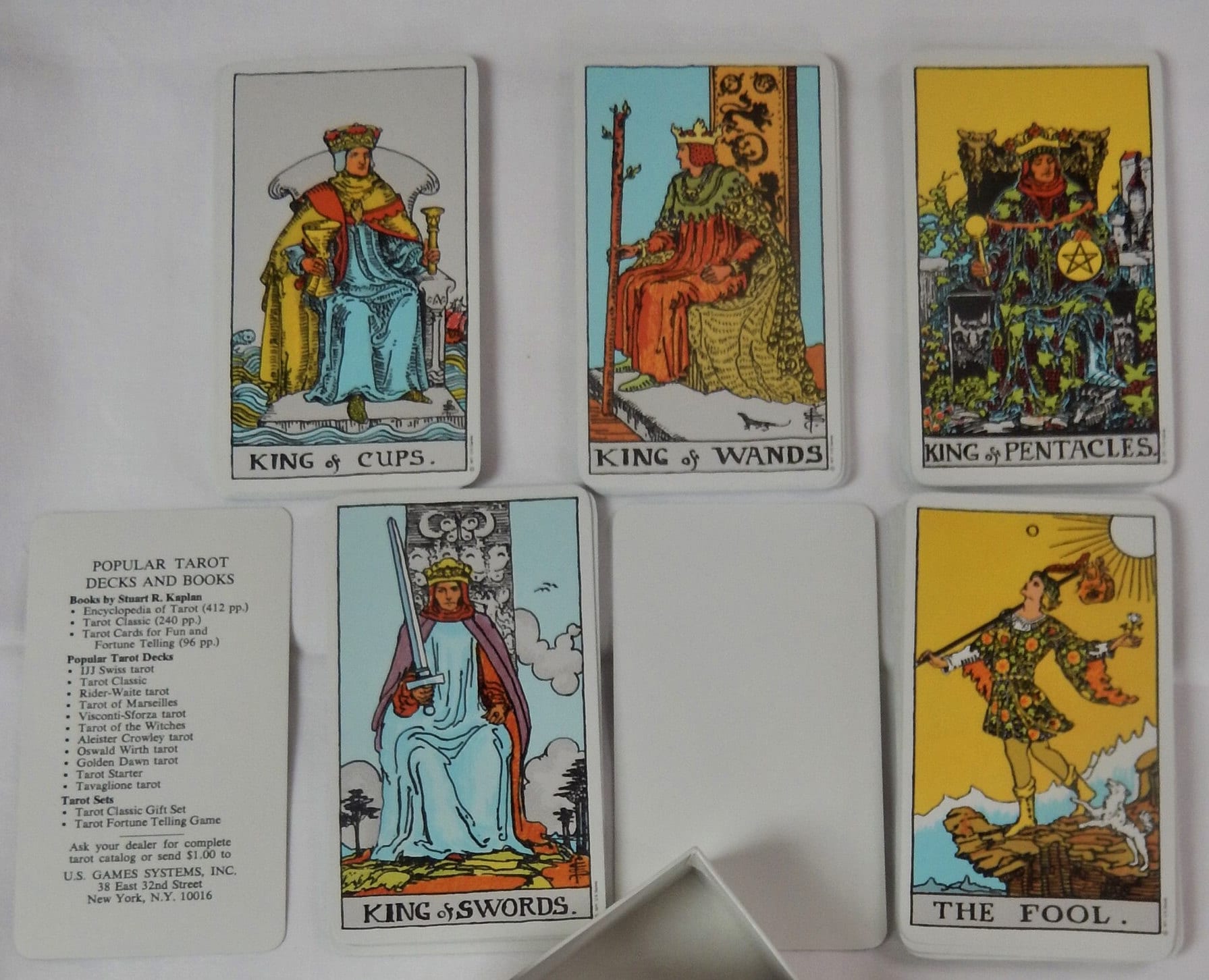 Rare Rider Waite Blue Box Tarot, Final Edition Rider & Co