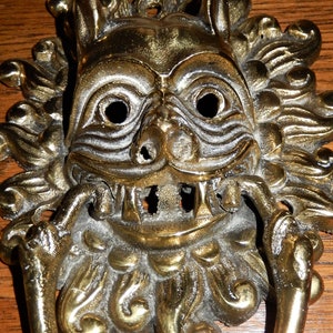 Sanctuary Knocker, Durham Cathedral, Medieval Knocker, Saint Cuthbert, Religious Brass, Medieval Lion, Religion Symbolism, Gothic Door,