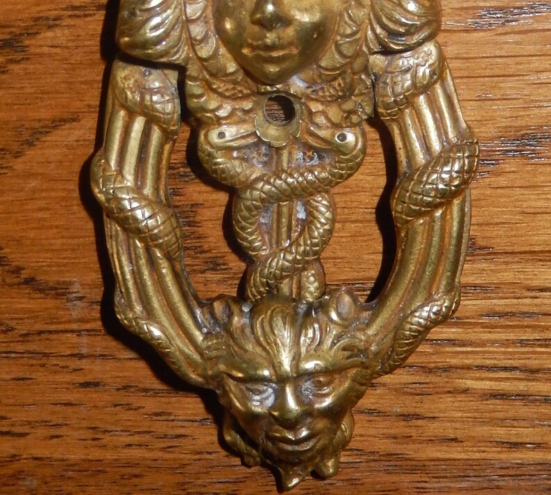 Grotesque Medusa Door Knocker Devil Knocker Period Door Etsy