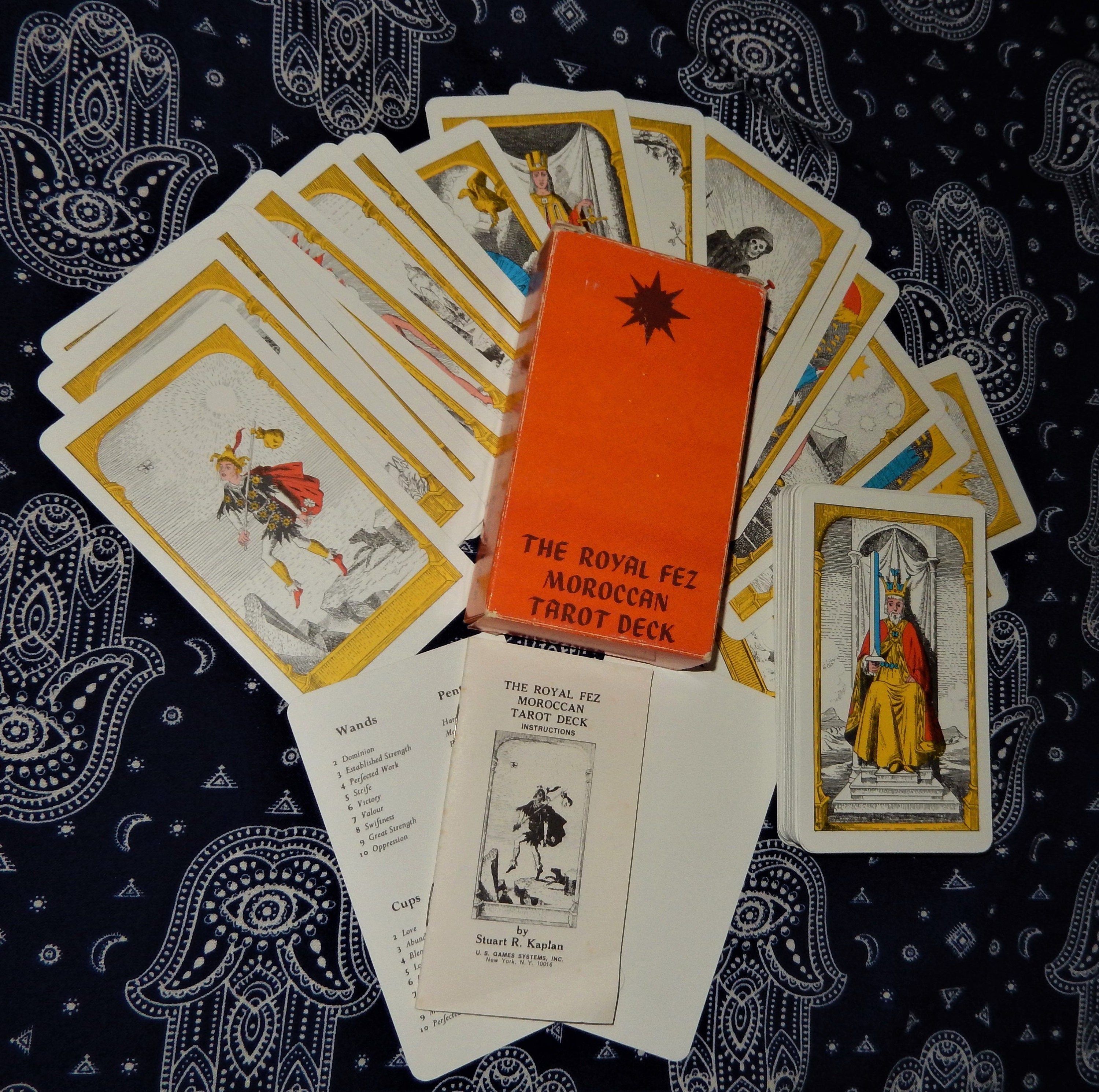 Royal Fez Moroccan Tarot Cards, First USA Games Edition, Roland Berrill, Esoteric Readings, Surrealism Art, Symbolic Imagery, Secret Society - Etsy Royal Fez Moroccan Tarot Cards, First USA Games Edition, Roland Berrill, Esoteric Readings, Surrealism Art, Symbolic Imagery, Secret Society - Etsy