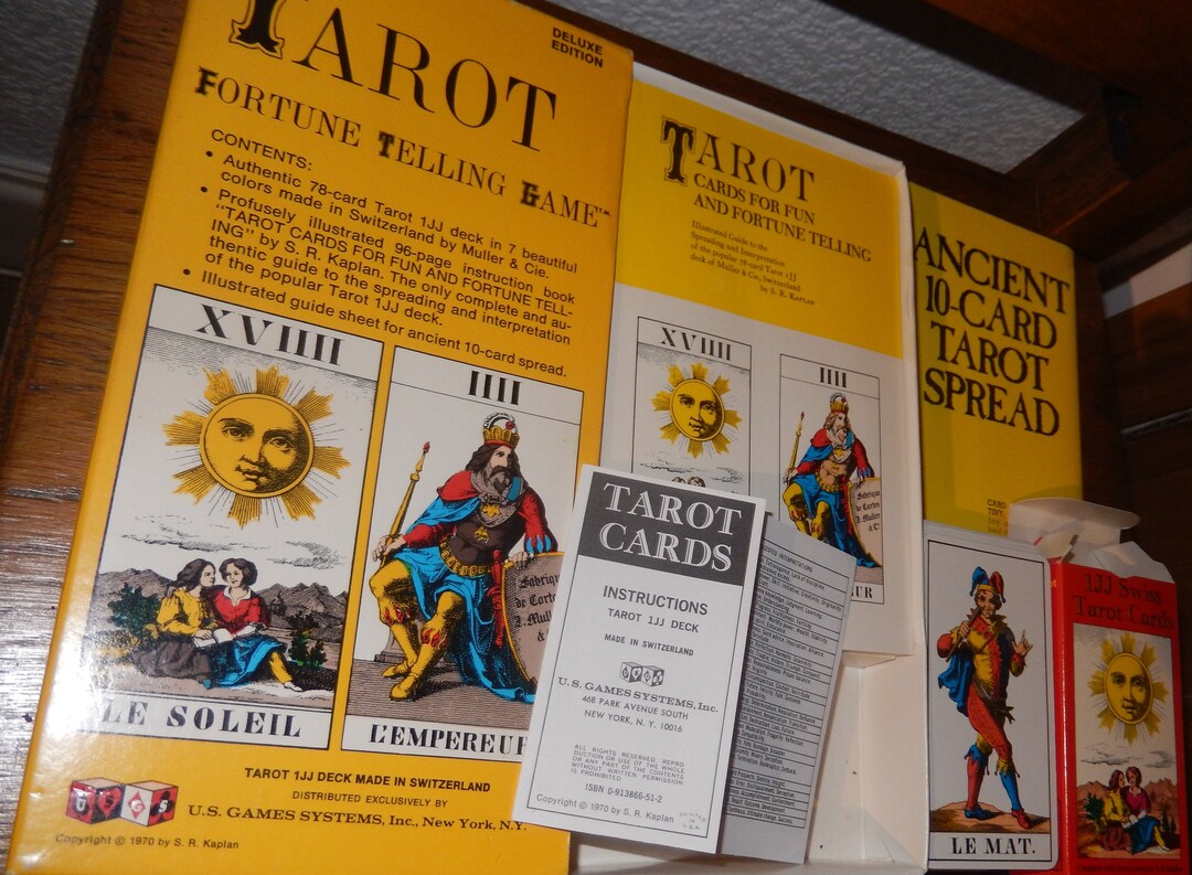 Vintage Tarot De Marseille: IJJ Swiss Muller Tarot Deck - Etsy