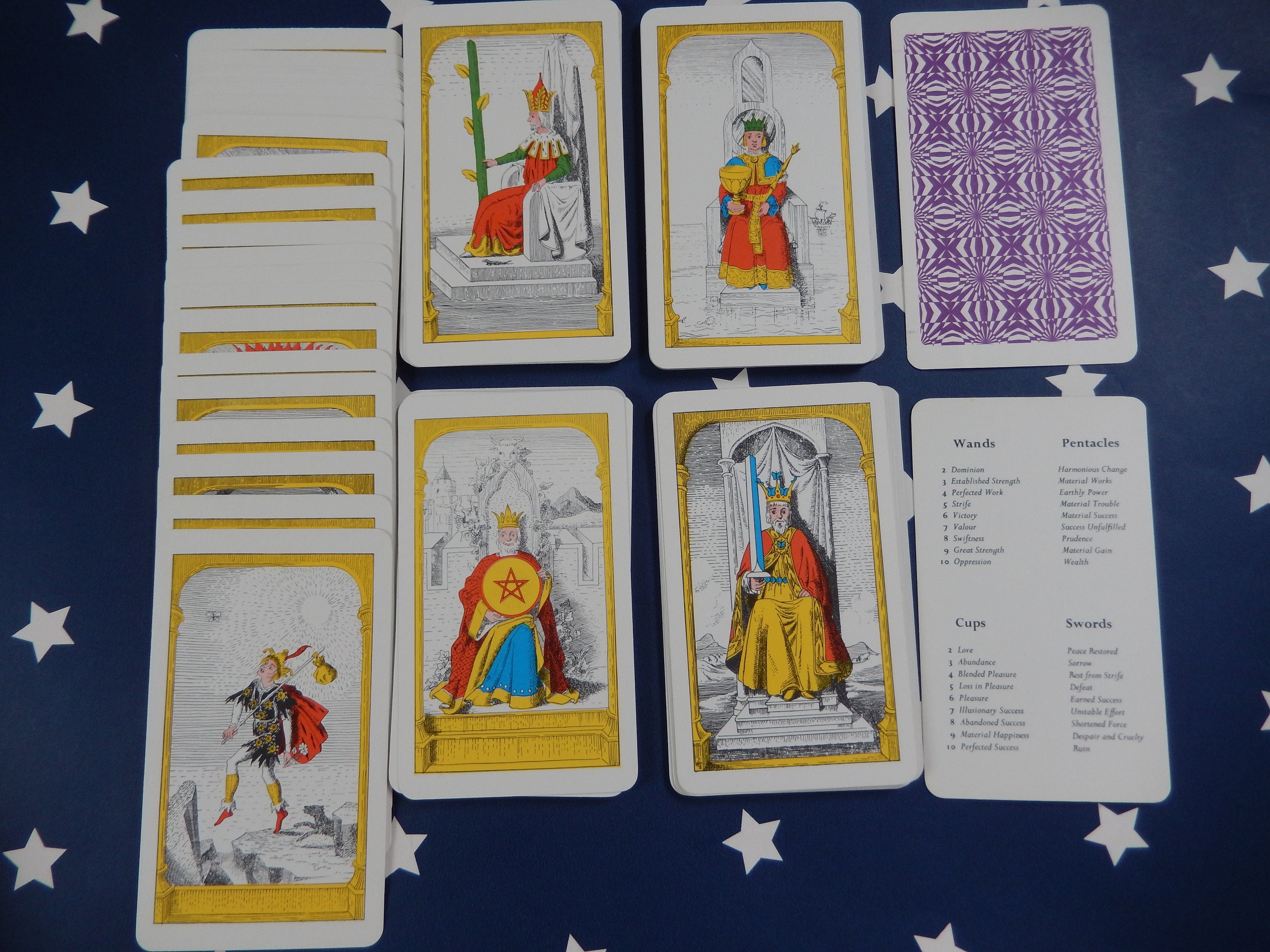 Rare Royal Fez Moroccan Tarot Deck, Tarot Cards 1974, Second Edition Fez Moroccan Tarot, Fortune Telling Cards, Qabbalistic, Roland Berrill, - Etsy Rare Royal Fez Moroccan Tarot Deck, Tarot Cards 1974, Second Edition Fez Moroccan Tarot, Fortune Telling Cards, Qabbalistic, Roland Berrill, - Etsy
