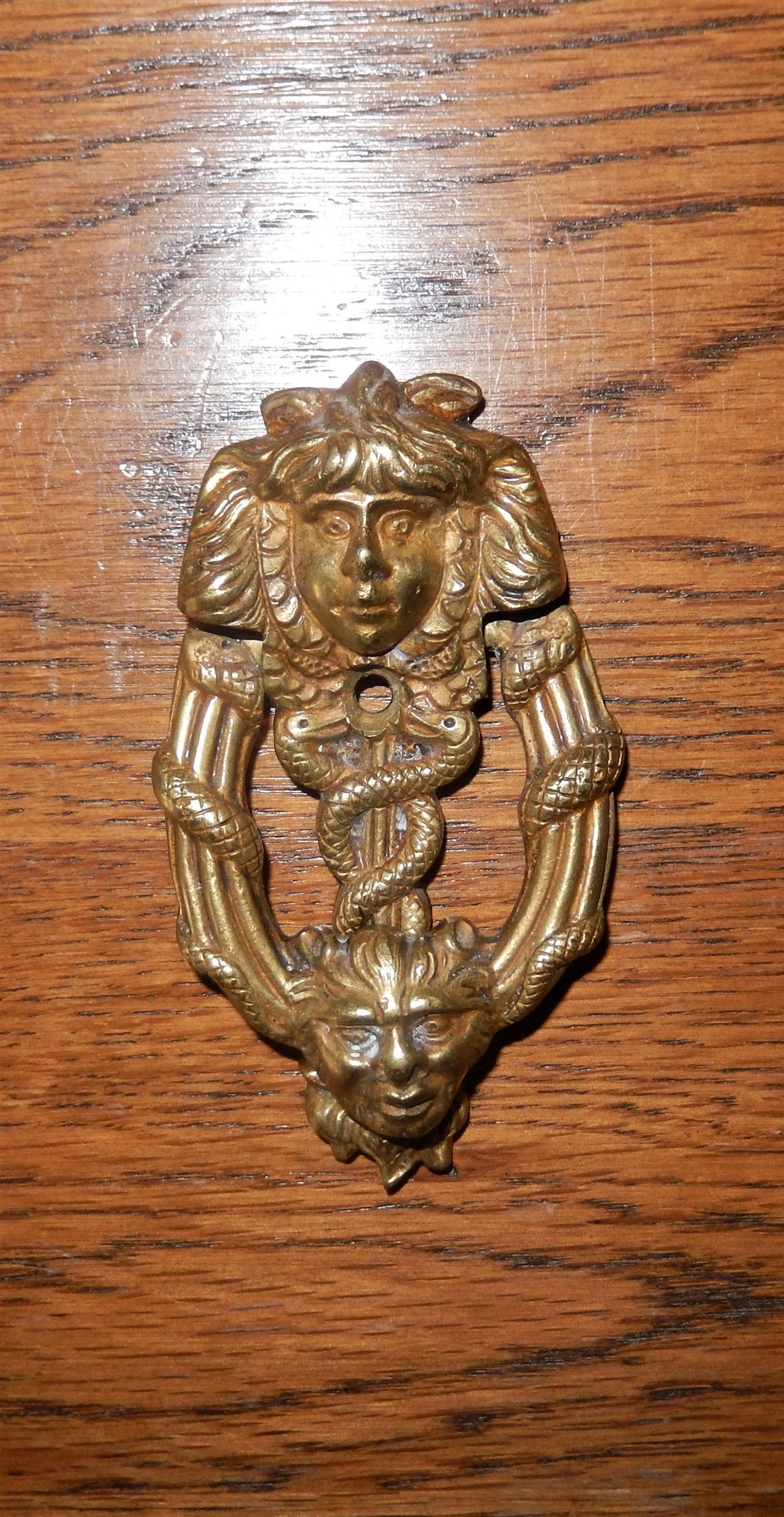Grotesque Medusa Door Knocker Devil Knocker Period Door Etsy