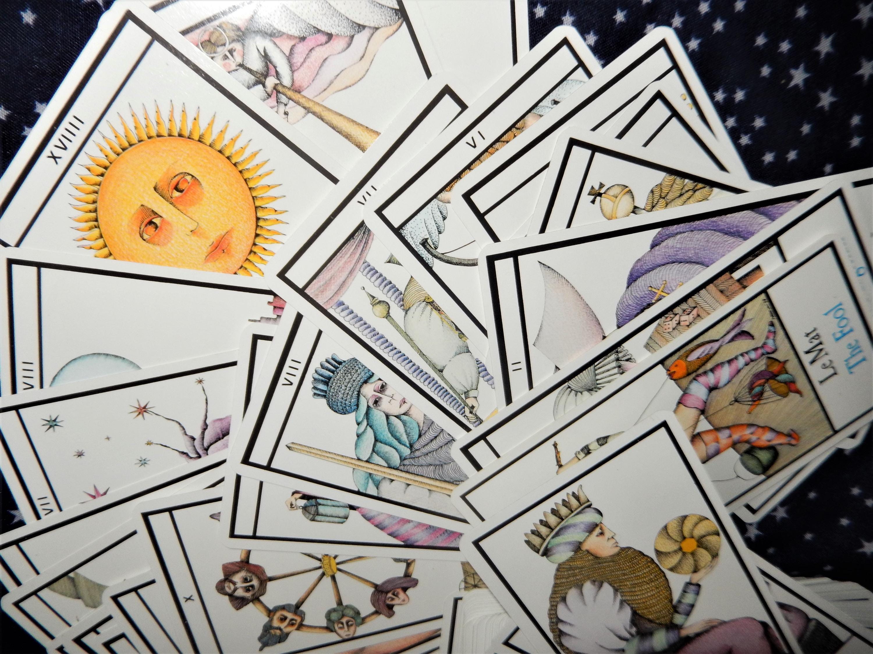Maddonni Tarot Cards, Vintage Tarot, Bilingual Tarot Cards, Grimaud France, Fortunetelling Cards, Astrology, - Etsy 日本 Maddonni Tarot Cards, Vintage Tarot, Bilingual Tarot Cards, Grimaud France, Fortunetelling Cards, Astrology, - Etsy 日本