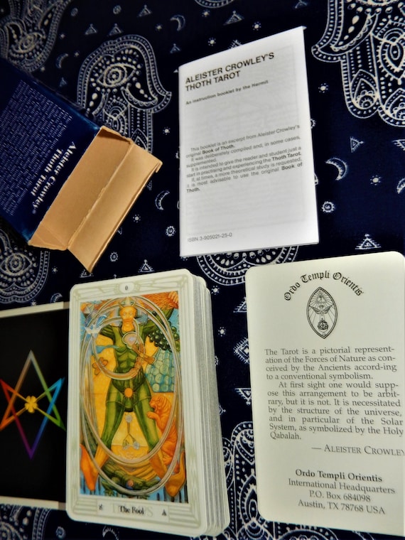Golden Dawn Tarot Deck: Vintage 1978 Esoteric Cards With Booklet