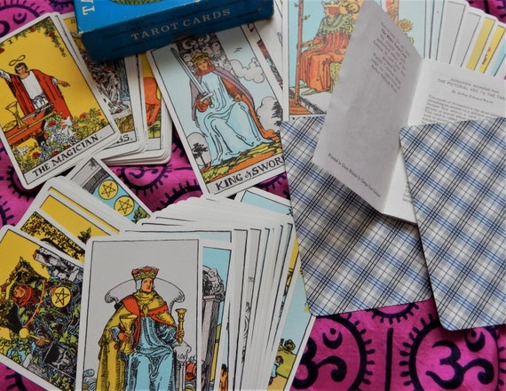 Rare 1976 Rider Waite Blue Box Tarot Deck: Final Edition - Etsy