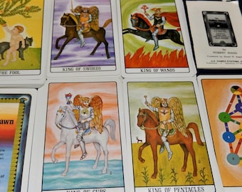 Golden Dawn Tarot Deck: Vintage 1978 Esoteric Cards With Booklet
