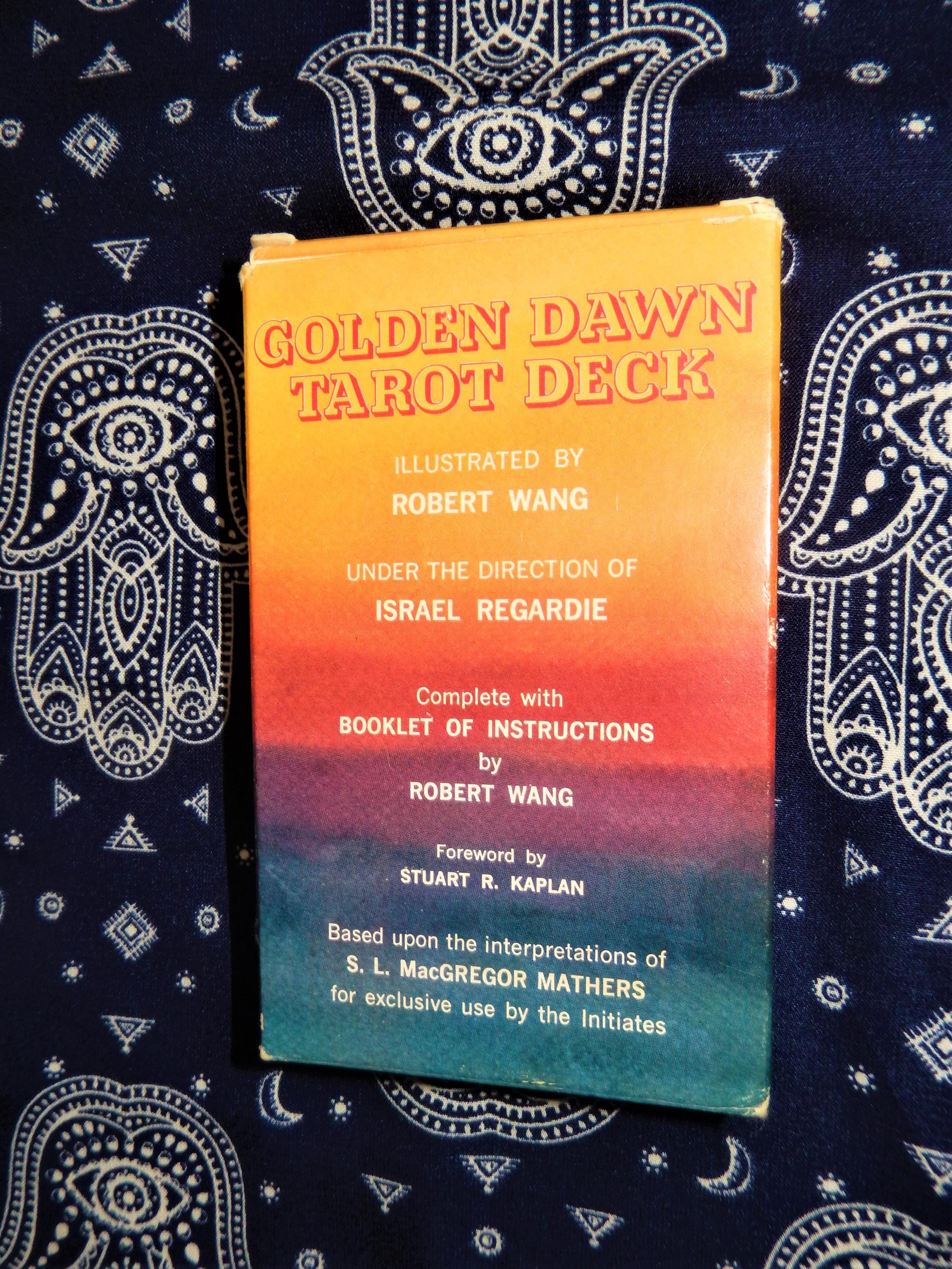 Golden Dawn Tarot Deck: Vintage 1978 Esoteric Cards With Booklet