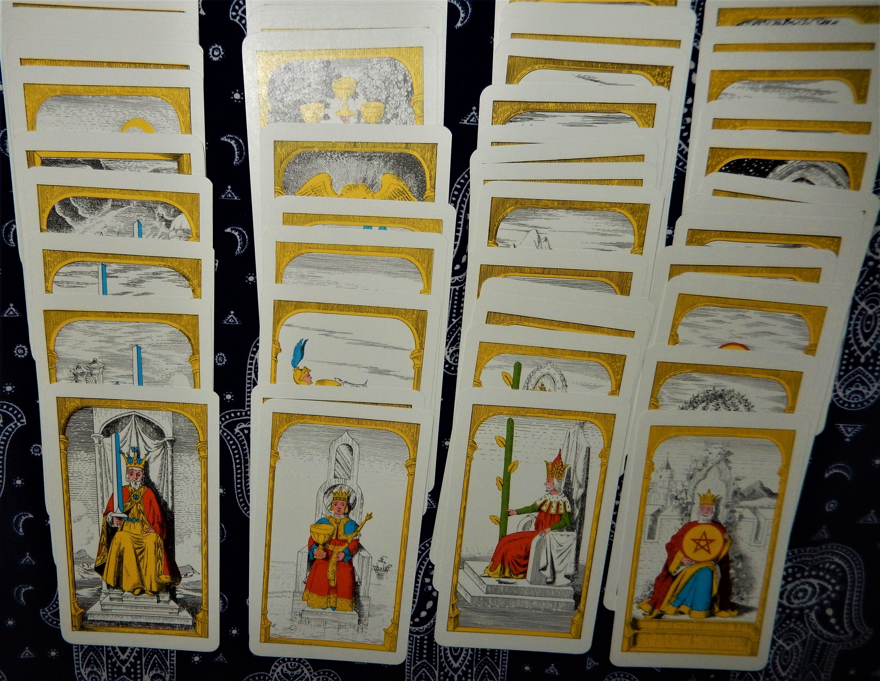 Royal Fez Moroccan Tarot Cards, First USA Games Edition, Roland Berrill, Esoteric Readings, Surrealism Art, Symbolic Imagery, Secret Society - Etsy Royal Fez Moroccan Tarot Cards, First USA Games Edition, Roland Berrill, Esoteric Readings, Surrealism Art, Symbolic Imagery, Secret Society - Etsy