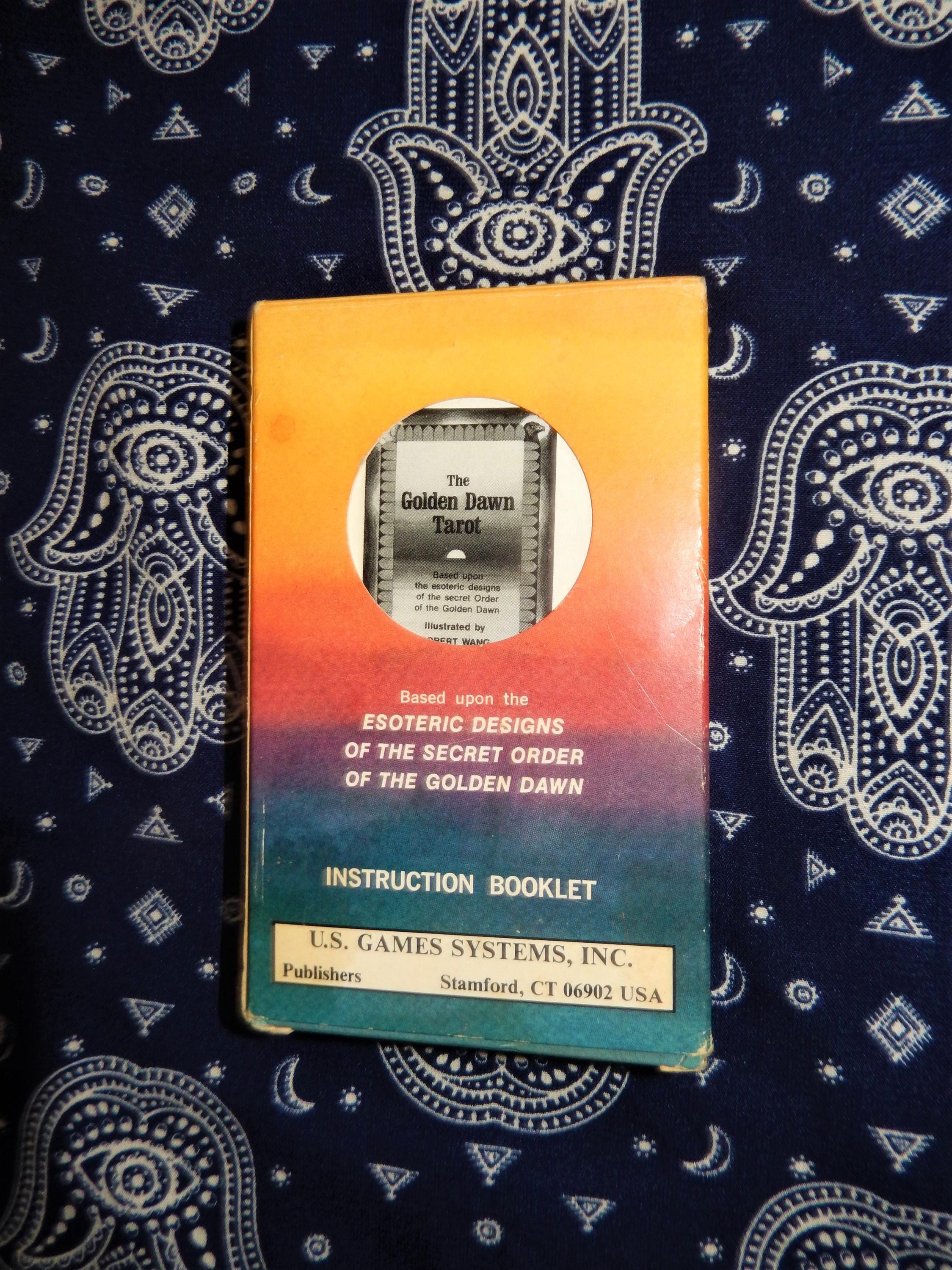 Golden Dawn Tarot Deck: Vintage 1978 Esoteric Cards With Booklet