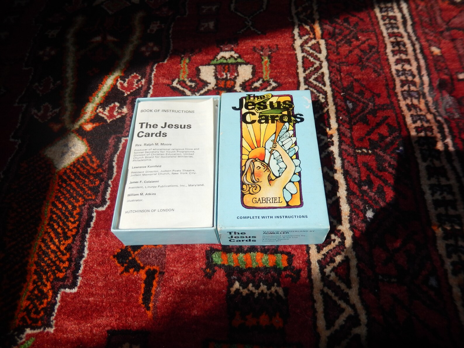 Rare First Edition UK Tarot the Jesus Cards 1970s Biblical Etsy