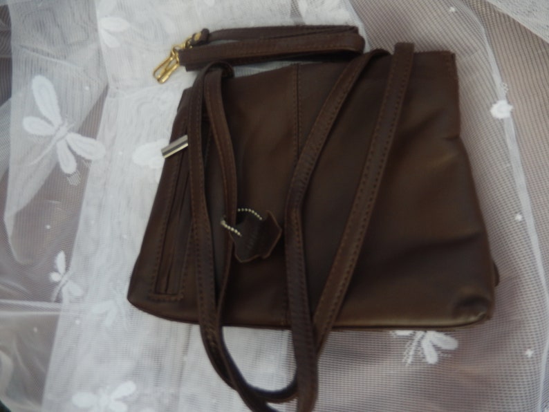 Soft Leather Bag Lilly and Skinner Brown Handbag Carry Bag | Etsy