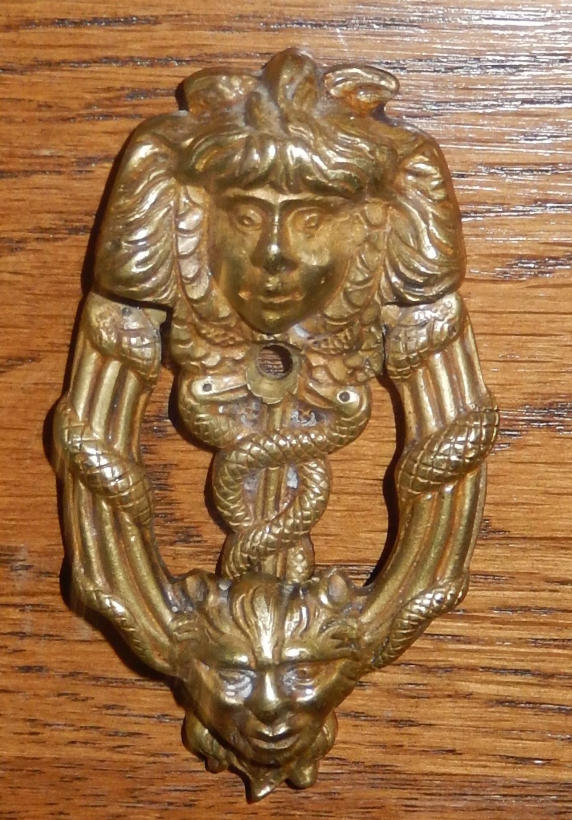 Grotesque Medusa Door Knocker Devil Knocker Period Door Etsy