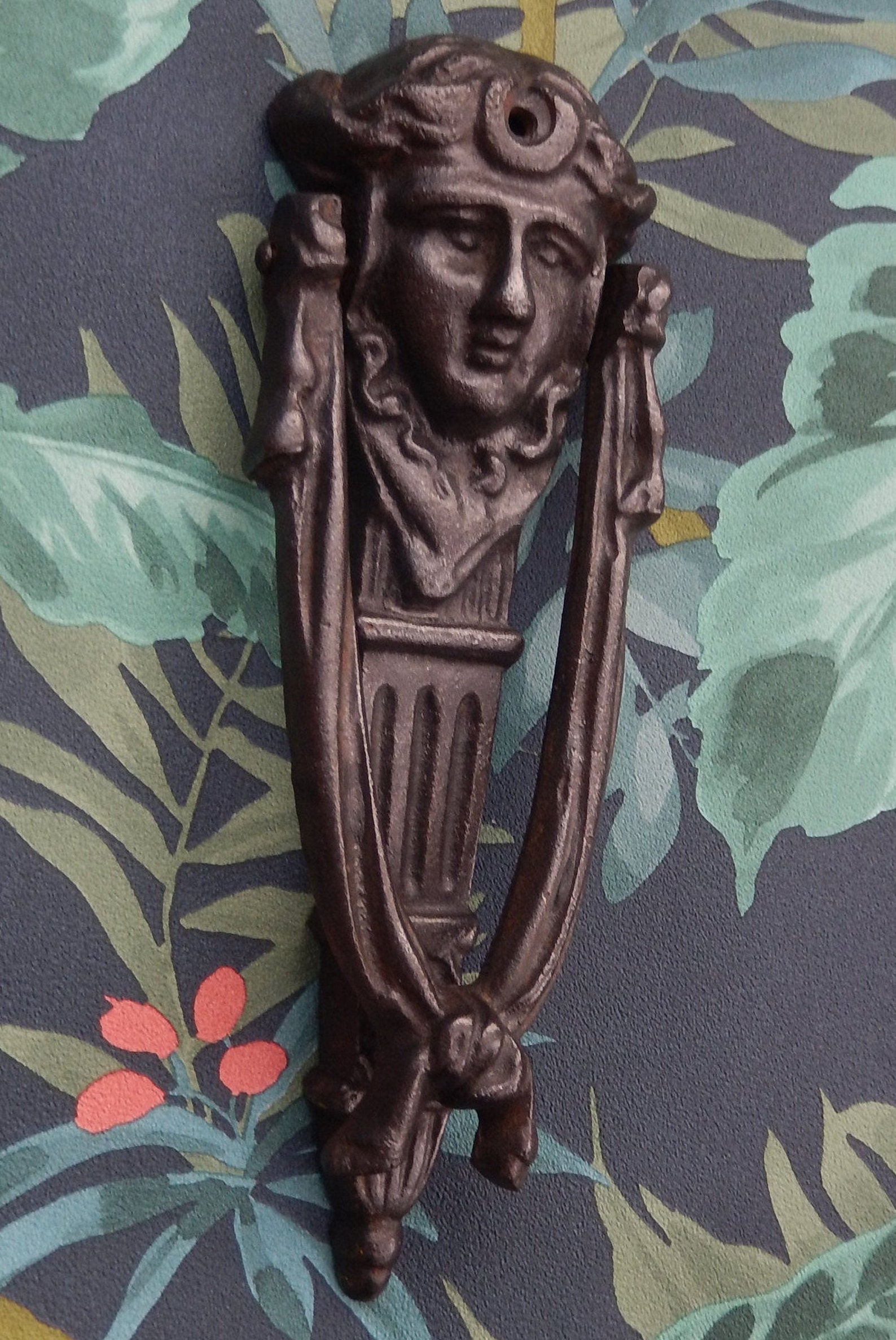 Original Medusa Door Knocker Antique Cast Iron Door Etsy UK