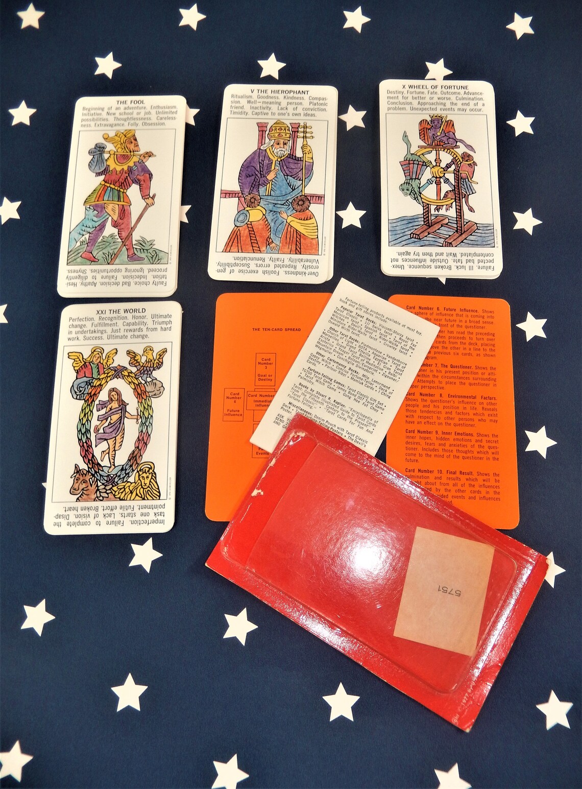 Rare Tarot Cards the Starter Tarot Deck Early Edition Etsy UK