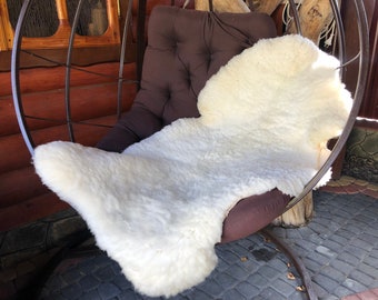 Alfombra de piel de oveja blanca natural genuina/piel/piel de oveja gigante/alfombra de piel de oveja real/decoración escandinava/alfombras de piel de oveja para sofá/alfombra de piel de oveja Yeti/regalo