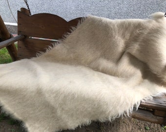 Wolldecke Bettdecke gewebte Decke Grau Wolle Bettwäsche Weiche Wolldecke King-Size-Geschenk für Mama Wolle Decke Wolldecke Decken