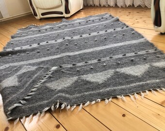 Nordic Carpet/Wool Rug/Rug Scandinavian/Rug Wool/Area Rug/Woolen Rug/Hand Woven Rug/Sofa Throw/Bedroom Rug Living Room/Rug Floor Rug