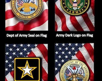 Bolígrafo en blanco con la bandera del Ejército de EE. UU.