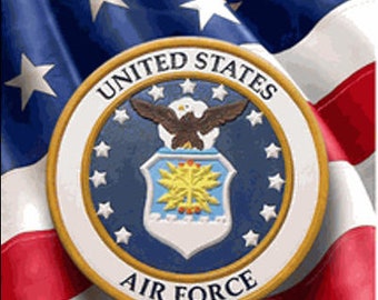 US Air Force with flag Pen Blank