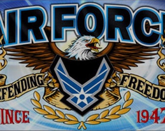 US Air Force Blue Background Pen Blank
