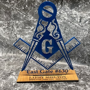 Custom Master Mason Acrylic Award